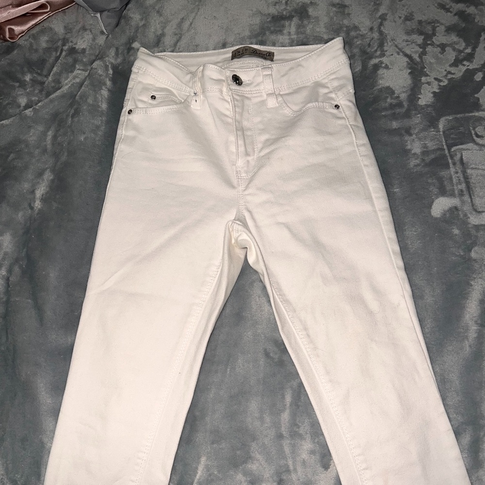 Skinny White Jeans, Denim Co.